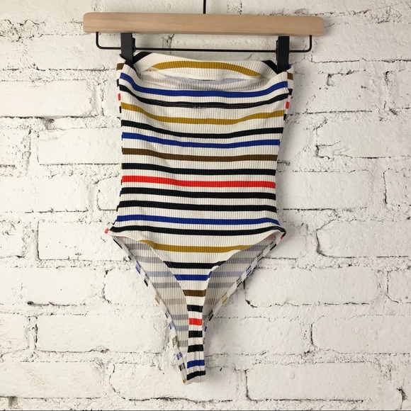 Out From Under Striped Strapless Bodysuit - Picture 5 of 8